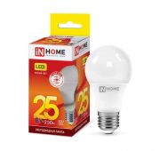Лампа светодиодная LED-A65-VC 25Вт грушевидная 3000К тепл. бел. E27 2380лм 230В IN HOME 4690612024066
