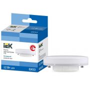 Лампа светодиодная T75 таблетка 12Вт 230В 6500К GX53 IEK LLE-T80-12-230-65-GX53