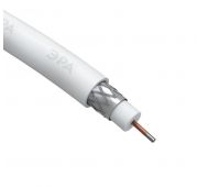 Кабель коаксиальный RG-6U CCS/оплетка Al 48проц. PVC Simple 75Ом бел. (м) Эра Б0044596