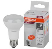 Лампа светодиодная LED Value LV R63 60 8SW/840 8Вт рефлектор матовая E27 230В 10х1 RU OSRAM 4058075581913