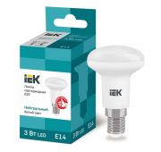 Лампа светодиодная Eco 3Вт R39 4000К нейтр. бел. E14 270лм 230-240В IEK LLE-R39-3-230-40-E14