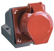Розетка ОП 32А 380В 3P+PЕ ССИ-124 IP44 IEK PSR12-032-4