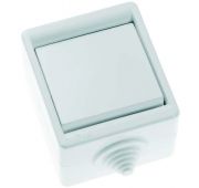 Выключатель 1-кл. ОП 10А IP44 А110-015 бел. Кунцево 5904