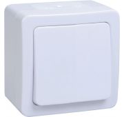 Выключатель 1-кл. ОП Гермес Plus 10А IP54 ВС20-1-0-ГПБ бел. IEK EVMP10-K01-10-54-EC