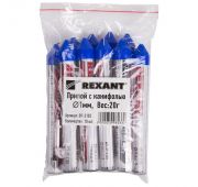 Припой с канифолью 20гр. d1.0мм (Sn60 Pb40 Flux 2.2%) REXANT 09-3103