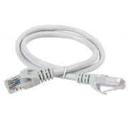 Патч-корд кат.5E UTP 1м сер. ITK PC01-C5EU-1M