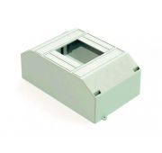 Корпус навесной ЩРН-П-2/4 12.5х7.8х5.8 2-4мод. IP30 пластик. бел. DEKraft 31031DEK