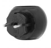 Разветвитель 3-м 6А IP20 Шар 220В черн. Rexant 11-1063-1