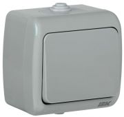 Выключатель 1-кл. 1п ОП Aquatic 10А IP54 ВС-20-1-0-А сер. IEK EVA10-K03-10-54