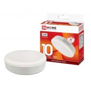 Лампа светодиодная LED-GX53-VC 10Вт таблетка 6500К холод. бел. GX53 950лм 230В IN HOME 4690612020778