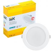 Светильник светодиодный ДВО 1612 9Вт 4000К IP20 встраив. круг бел. IEK LDVO0-1612-09-4000-K01