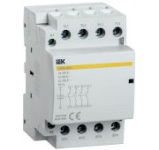 Контактор модульный КМ63-40М AC/DC IEK MKK21-63-40