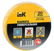 Изолента ПВХ 0.13х15мм (рул.20м) желт. IEK UIZ-13-10-K05
