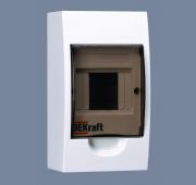 Корпус навесной ЩРН-П-4 20х11х9 4мод.IP41 пластик. DEKraft 31008DEK