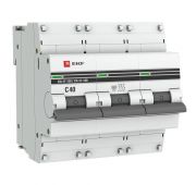 Выключатель автоматический модульный 3п C 40А 10кА ВА 47-100 PROxima EKF mcb47100-3-40C-pro