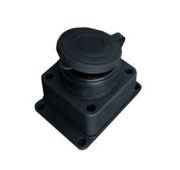 Розетка настенная 16А IP44 250В (еврослот) с заглушкой с заземл. каучук UNIVersal 602229