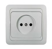 Розетка 1-м СП Classico 2022 16А IP20 бел. ASD / IN HOME 4680005959891