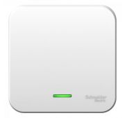 Выключатель 1-кл. ОП Blanca 10А IP20 (сх. 1) 250В с подсветкой с изолир. пластиной бел. SE BLNVA101111