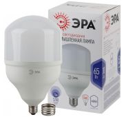 Лампа светодиодная высокомощная STD LED POWER T160-65W-6500-E27/E40 65Вт T160 колокол 6500К холод. бел. E27/E40 (переходник в компл.) 5200лм Эра Б0027924