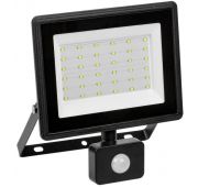 Прожектор светодиодный СДО 06-50Д 6500К IP54 с ДД черн. IEK LPDO602-50-65-K02