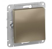 Выключатель 1-кл. СП AtlasDesign 10А IP20 (сх. 1) 10AX механизм шампань SE ATN000511