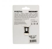 Рулетка измерительная «Профи» прорезин. корпус 5мх19мм Rexant 12-9005