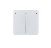 Выключатель 2-кл. 1п ОП Viola 10А IP20 бел. LEZARD 751-0200-101