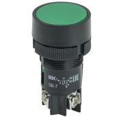 Кнопка SB-7 «Пуск» d22мм 1з+1р 240В зел. IEK BBT40-SB7-K06