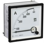 Амперметр Э47 72х72мм 400/5А кл. точн. 1.5 IEK IPA10-6-0400-E