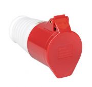 Розетка кабельная 16А 380В 3P+РЕ+N IP44 (215) EKF ps-215-16-380