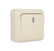 Переключатель проходной 1-кл. ОП Олимп 10А IP20 сл. кость UNIVersal Б-О0025