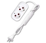 Удлинитель 2х2м без заземл. 6А IP20 У6-011 ШВВП 2х0.75 UNIVersal 9631911