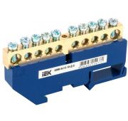 Шина нулевая на DIN-изол. ШНИ-8х12-10-Д-С IEK YNN10-812-10D-K07