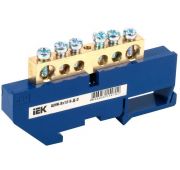 Шина нулевая на DIN-изол. ШНИ-8х12-6-Д-С IEK YNN10-812-6D-K07