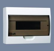 Корпус навесной ЩРН-П-12 12мод. IP41 пластик. DEKraft 31011DEK