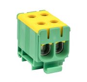 Клемма силовая вводная двойн. КСВ 16-50кв.мм желт./зел. EKF plc-kvs2-16-50-y-green