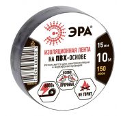 Изолента ПВХ 15ммх10м черн. ЭРА C0036558
