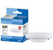 Лампа светодиодная T75 таблетка 10Вт 230В 6500К GX53 IEK LLE-T80-10-230-65-GX53