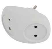 Разветвитель 2-м без заземл. 10А IP20 SPx-2-W бел. Эра Б0053480