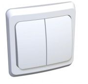 Выключатель 2-кл. СП Этюд 10А IP20 бел. SE BC10-002B