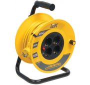 Удлинитель на катушке 4х20м с заземл. 10А IP20 Industrial УК20 3х1 термозащита IEK WKP14-10-04-20