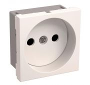 Розетка 1-м 2мод. РКС-20-20-П-К 10А IP20 45х45 без заземл. бел. PRIMER IEK CKK-40D-RSB2-K01-K