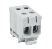 Клемма силовая вводная двойн. КСВ 16-50кв.мм сер. EKF plc-kvs2-16-50-grey