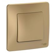 Выключатель 1-кл. СП Blanca 10А IP20 (сх. 1) 250В титан SE BLNVS010104