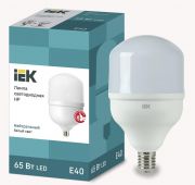 Лампа светодиодная HP 65Вт 4000К нейтр. бел. E40 230В IEK LLE-HP-65-230-40-E40