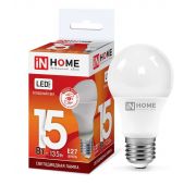 Лампа светодиодная LED-A60-VC 15Вт грушевидная 6500К холод. бел. E27 1430лм 230В IN HOME 4690612020280