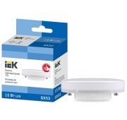 Лампа светодиодная T75 таблетка 15Вт 230В 6500К GX53 IEK LLE-T80-15-230-65-GX53