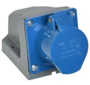 Розетка ОП 16А 220В 2P+PЕ ССИ-113 IP44 IEK PSR11-016-3