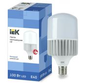 Лампа светодиодная HP 100Вт 230В 6500К E40 IEK LLE-HP-100-230-65-E40