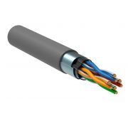 Кабель витая пара F/UTP кат.5E 4х2х24AWG solid CU PVC сер. (м) GENERICA BC1-C5E04-311-305-G
